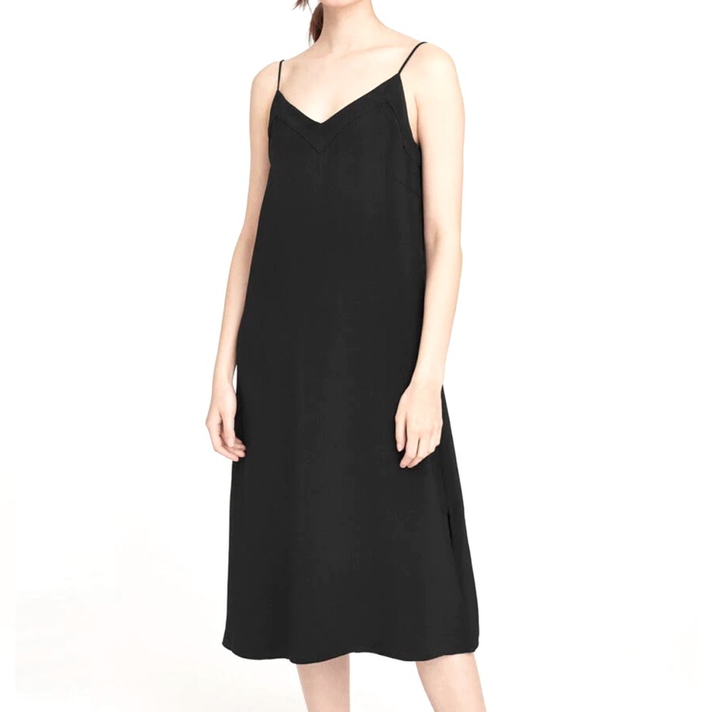Cuyana silk slip dress